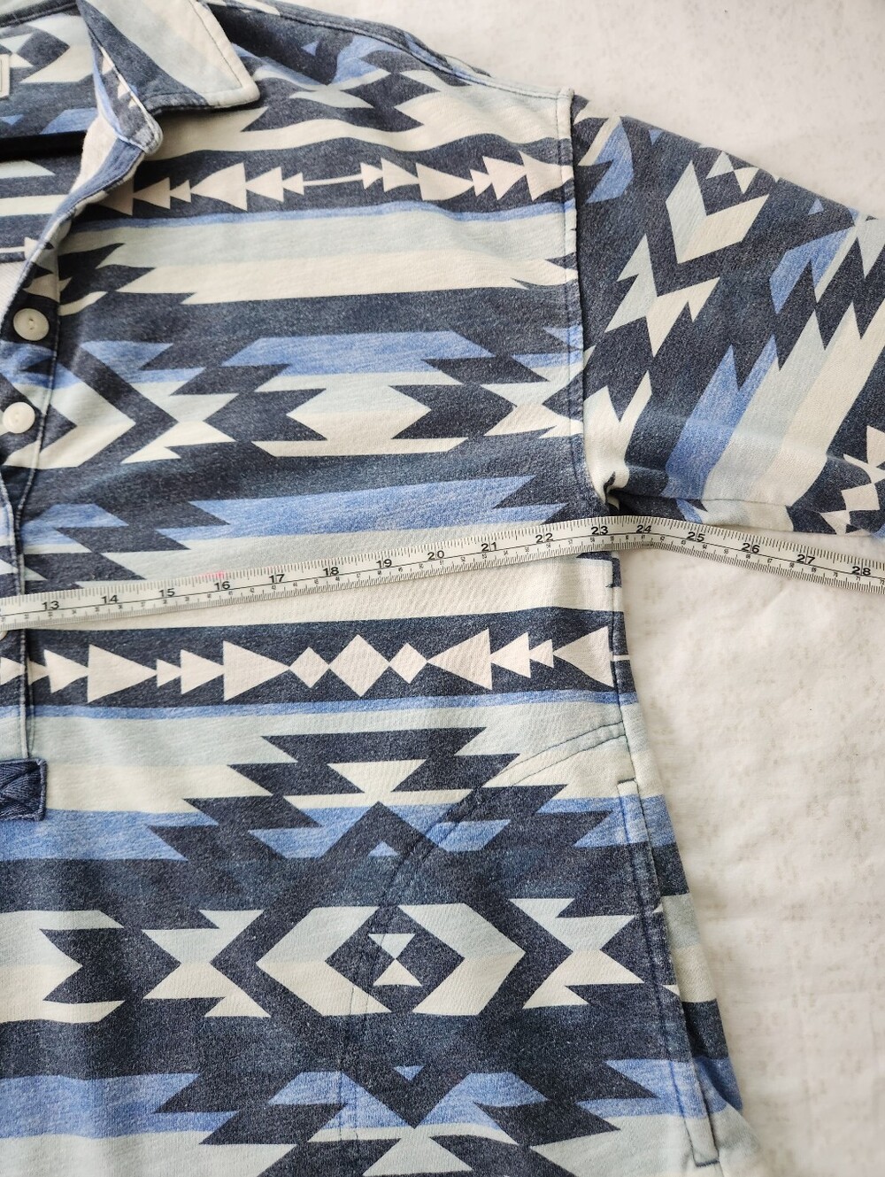 Kimes Ranch Blue Aztec-Print Pullover Sweater - Picture 7 of 7